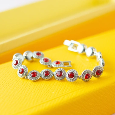 Vòng tay Swarovski Angelic đá tròn sang trọng, tinh tế Fullbox giá 770.000₫