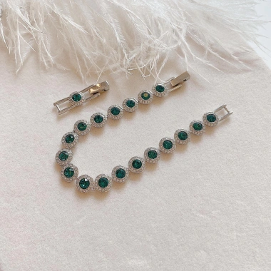 Vòng tay Swarovski Angelic đá tròn sang trọng, tinh tế Fullbox giá 770.000₫