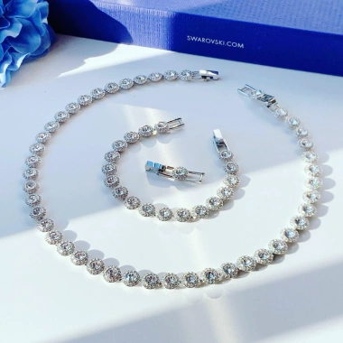 Vòng tay Swarovski Angelic đá tròn sang trọng, tinh tế Fullbox giá 770.000₫