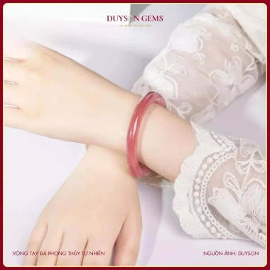 Vòng tay thạch anh dâu hồng Duyson Silver phong thủy may mắn, phú quý - chỉ 520.000₫ 6 Vòng tay thạch anh dâu hồng Duyson Silver phong thủy may mắn, phú quý - chỉ 520.000₫ 6