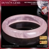 Vòng tay thạch anh hồng bản hẹ nguyên khối Duyson Silver - Phong thủy may mắn, chỉ 700.000đ