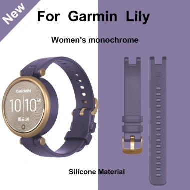 Vòng Tay Thể Thao Silicone Mềm Dành Cho Garmin Lily Nữ – Thay Thế Dây Đồng Hồ Thông Minh, Đơn Sắc, Giá 198.000₫