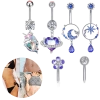 Vòng tay thép không gỉ hành tinh, đính đá zircon sang trọng - Giá ưu đãi 64.020đ