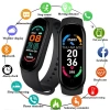 Vòng Tay Thông Minh M9 M8 M7 M6 Chống Nước Dây Thể Thao Màn Hình Đồng Hồ Thể Thao Android iOS - Giá Ưu Đãi 111k 2