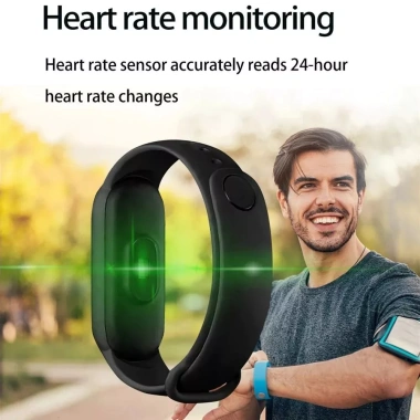 Vòng Tay Thông Minh M9 M8 M7 M6 Chống Nước Dây Thể Thao Màn Hình Đồng Hồ Thể Thao Android iOS - Giá Ưu Đãi 111k