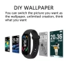 Vòng Tay Thông Minh M9 M8 M7 M6 Chống Nước Dây Thể Thao Màn Hình Đồng Hồ Thể Thao Android iOS - Giá Ưu Đãi 111k 5