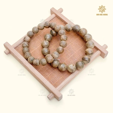 Vòng tay trầm hương banh cao cấp tròn đơn Sơn Mộc Hương - Phong thủy may mắn, tài lộc, giá 3.760.000 VND 8