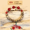 Vòng Tay Trầm Hương Bình An Mệnh Hỏa Thổ 8mm 21 Hạt - Phong Thủy May Mắn Cho Nam Nữ - Giá Giảm 750k