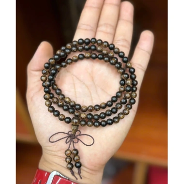 Vòng tay trầm hương chuỗi tràng hạt 108 - Trầm hương sánh chìm, vòng phong thủy, giá 358.999₫ 3