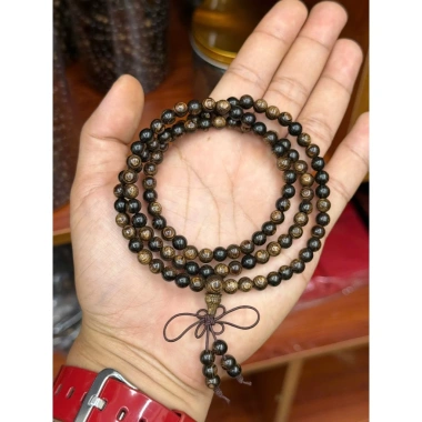 Vòng tay trầm hương chuỗi tràng hạt 108 - Trầm hương sánh chìm, vòng phong thủy, giá 358.999₫ 8