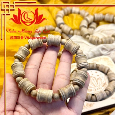 Vòng Tay Trầm Hương Lộc Cát Size 10-12-14 - Thơm Ngọt, Phong Thủy, Vùng Phước - 550k 4
