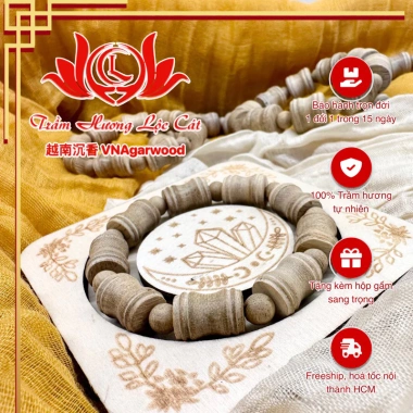 Vòng Tay Trầm Hương Lộc Cát Size 10-12-14 - Thơm Ngọt, Phong Thủy, Vùng Phước - 550k 6