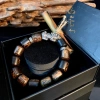 Vòng Tay Trầm Hương Mix Tỳ Hưu Bạc Thái 925 - Phong Thủy Hạt Tự Nhiên, Quà Tặng Nam Nữ Sánh Trúc 925 - Giá ưu đãi 454.000đ 6