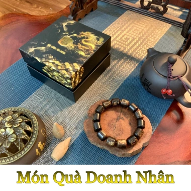 Vòng Tay Trầm Hương Ngọc Phong Thủy Chính Hàng Hạt Tự Nhiên Quà Tặng Sánh Trúc
