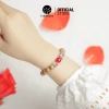 Vòng tay trầm hương nữ đá mã đỏ mệnh hỏa charm bạc 925 phong thủy Udumbara 238.000₫