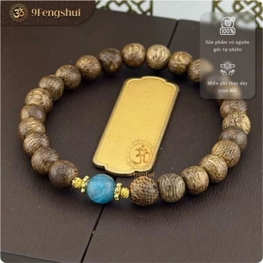 Vòng tay trầm hương phong thuỷ ngũ hành 8mm mix ngọc trai - Giá ưu đãi 380.000đ