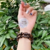 Vòng tay trầm hương sánh chìm hạt trúc - Phong thủy may mắn, gỗ tự nhiên cao cấp, nam nữ, giá 260.000 VND 4