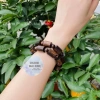 Vòng tay trầm hương sánh chìm hạt trúc - Phong thủy may mắn, gỗ tự nhiên cao cấp, nam nữ, giá 260.000 VND 9