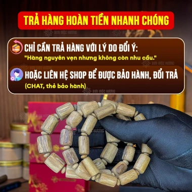 Vòng tay Trầm Hương Tốc Kiến Vô Định Sơn Mộc Hương Phong Thủy May Mắn Tài Lộc Giá Ưu Đãi 658.000₫ 2