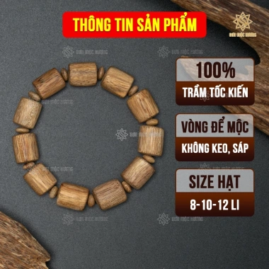 Vòng tay Trầm Hương Tốc Kiến Vô Định Sơn Mộc Hương Phong Thủy May Mắn Tài Lộc Giá Ưu Đãi 658.000₫ 5