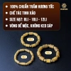 Vòng tay trầm hương trụ trúc bọc vàng Sơn Mộc Hương - Phong thủy may mắn, giảm 329k 7