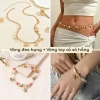 Vòng tay vỏ sò biển nữ năng động - lắc tay, lắc chân, phối ngọc - giảm 20k 10