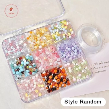Vòng Tay & Vòng Cổ DIY lưới hạt thủy tinh hỗn hợp Handmade - Giá chỉ 41.700 VND 9