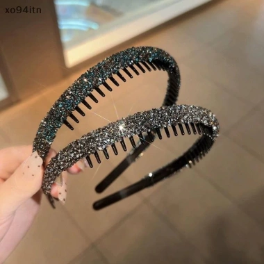 Vòng Tóc Kim Cương Chống Trơn Trượt Co Giãn Dành Cho Nữ - Sang Trọng, Sáng Bóng