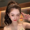Vòng Tóc Kim Cương Chống Trơn Trượt Co Giãn Dành Cho Nữ - Sang Trọng, Sáng Bóng 4