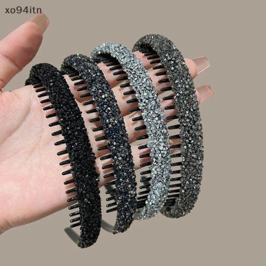 Vòng Tóc Kim Cương Chống Trơn Trượt Co Giãn Dành Cho Nữ - Sang Trọng, Sáng Bóng