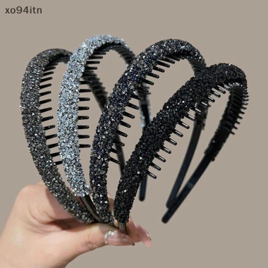 Vòng Tóc Kim Cương Chống Trơn Trượt Co Giãn Dành Cho Nữ - Sang Trọng, Sáng Bóng 6 Vòng Tóc Kim Cương Chống Trơn Trượt Co Giãn Dành Cho Nữ - Sang Trọng, Sáng Bóng 6
