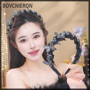 Vòng Tóc Pha Lê Thanh Lịch Hàn Quốc - Ngọt Ngào, Chống Trơn Trượt, Phù Hợp Tiệc Cưới - Giá ưu đãi 60.100₫ 2