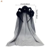 Vòng tóc xương và hoa đen cho bé gái - Phong cách Halloween, giảm 16% 2