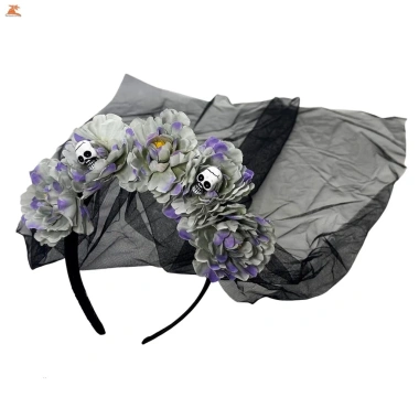 Vòng tóc xương và hoa đen cho bé gái - Phong cách Halloween, giảm 16% 7 Vòng tóc xương và hoa đen cho bé gái - Phong cách Halloween, giảm 16% 7