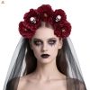 Vòng tóc xương và hoa đen cho bé gái - Phong cách Halloween, giảm 16% 10