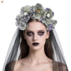 Vòng tóc xương và hoa đen cho bé gái - Phong cách Halloween, giảm 16% 11