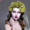 Vòng tóc xương và hoa đen cho bé gái - Phong cách Halloween, giảm 16% 12