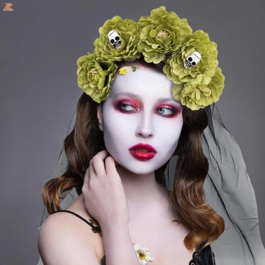 Vòng tóc xương và hoa đen cho bé gái - Phong cách Halloween, giảm 16% 12 Vòng tóc xương và hoa đen cho bé gái - Phong cách Halloween, giảm 16% 12