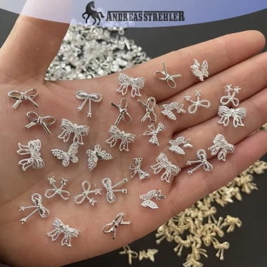 Vòng Vàng Bạc Hoa Kim Cương Giả - Phụ Kiện Làm Móng Tay 3D Nghệ Thuật Nơ – Giá chỉ 41.070₫ 2