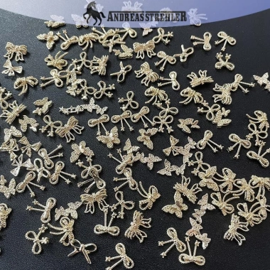 Vòng Vàng Bạc Hoa Kim Cương Giả - Phụ Kiện Làm Móng Tay 3D Nghệ Thuật Nơ – Giá chỉ 41.070₫ 5