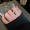 Vòng xếp chồng Pha lê Zircon điều chỉnh – Thiết kế hình học hiện đại, quà tặng nữ
