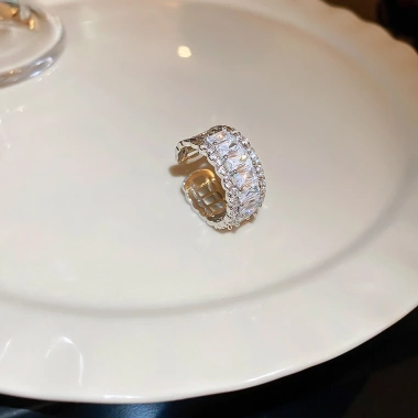 Vòng xếp chồng Pha lê Zircon điều chỉnh – Thiết kế hình học hiện đại, quà tặng nữ 4