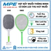 Vợt bắt muỗi thông minh tích hợp đèn LED MPE, diệt muỗi không thuốc, an toàn