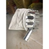 Vợt hái hoa quả inox 304 đầu nối cán dài kèm túi vải Giá chỉ 42.000đ 6