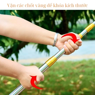 Vợt hái trái cây cao MONQIQI - Thép không gỉ, thu gọn, kèm túi vải, chỉ 65.000₫ 2 Vợt hái trái cây cao MONQIQI - Thép không gỉ, thu gọn, kèm túi vải, chỉ 65.000₫ 2