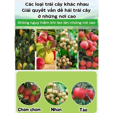 Vợt hái trái cây cao MONQIQI - Thép không gỉ, thu gọn, kèm túi vải, chỉ 65.000₫ 5 Vợt hái trái cây cao MONQIQI - Thép không gỉ, thu gọn, kèm túi vải, chỉ 65.000₫ 5