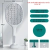 Vợt Muỗi Thông Minh 3in1 Đèn Bắt Muỗi Tự Động Có Dây và Đế Sạc, Giá 65.900 VND 3