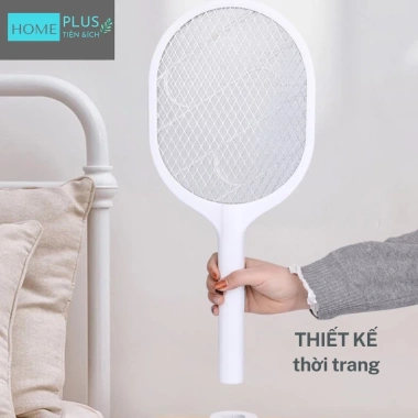 Vợt muối tích điện 2 in 1 bắt muỗi tự động, pin 2.000mAh sạc nhanh, an toàn trẻ, free ship - 99.000 VND