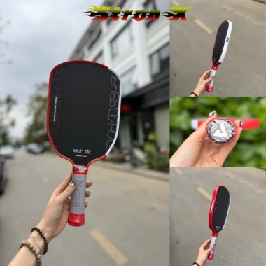 Vợt Pickleball Agassi 16mm Carbon Fiber - Cảm giác chính xác, kiểm soát tối ưu, NFC, R.E.P 1:1 - 750k VND