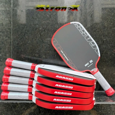 Vợt Pickleball Agassi 16mm Carbon Fiber - Cảm giác chính xác, kiểm soát tối ưu, NFC, R.E.P 1:1 - 750k VND